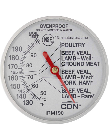 Termómetro de Carne CDN IRM190 de Lectura Instantánea 4.4 cm