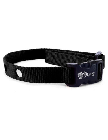 Correa de Reemplazo Nylon Extreme Dog Fence 1.9 cm Negro