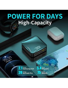 Cargador Portátil T-CORE 10000mAh USB C 22.5W Carga Rápida 2