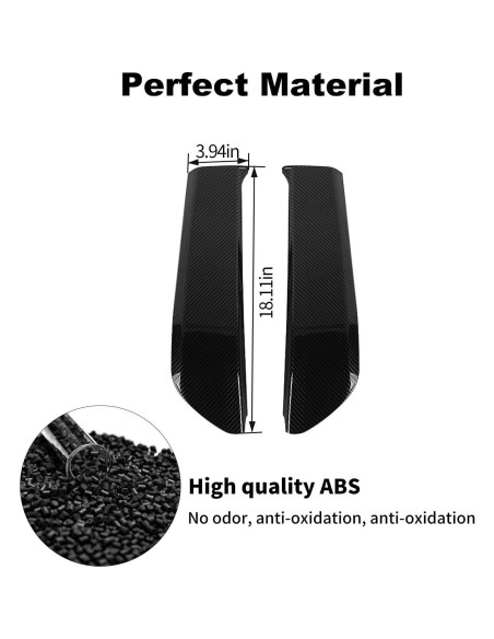 Cubierta de Ventana de Puerta Trasera JWWY para Toyota 4Runner 2010-2024