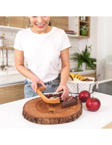 Cuchillo de Pan TYOARO 41 cm Madera Cereza Acero Inoxidable