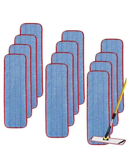 Paños de Reemplazo Rubbermaid 18" - Paquete de 12 Reutilizables