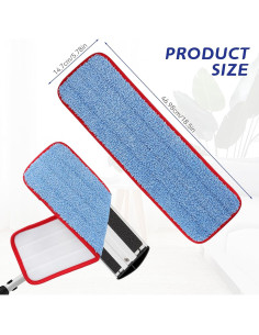 Paños de Reemplazo Rubbermaid 18" - Paquete de 12 Reutilizables 2