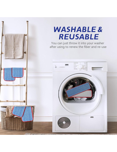 Paños de Reemplazo Rubbermaid 18" - Paquete de 12 Reutilizables