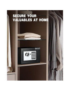 Caja Fuerte ADIMO 0.23 pies (6.5L) con Bolsa a Prueba de Fuego 2