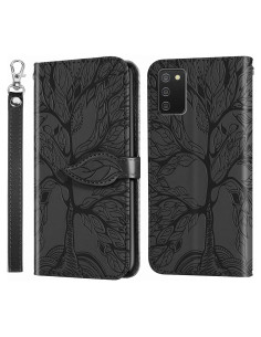 Funda Cartera Plegable Samsung Galaxy A03S MEUPZZK Negro