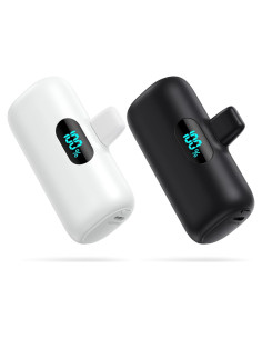 Cargador Portátil Mini 5000mAh PD para iPhone - 2 Pack