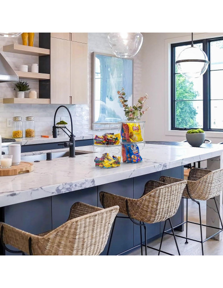 Cajas de Almacenamiento Pequeñas Sorbus - 2 Paquete Transparentes