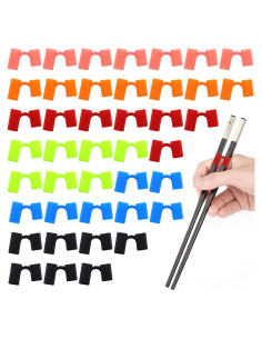 42 Ayudantes de Palillos Reutilizables Aswewamt - Entrenador de Palillos