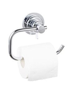 Soporte de Papel con Ventosa JiePai Cromo, Sin Taladro, 3.4 kg