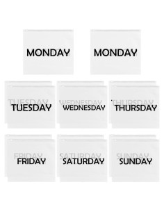 14 Piezas Cubos de Empaque Ximalun para Viaje - Días de la Semana