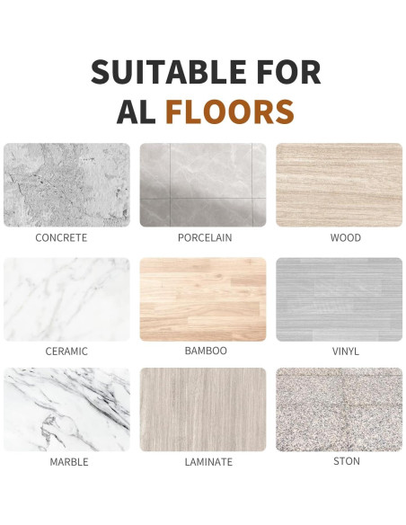 Escoba Ajustable QCFOLY 139.7 cm para Interiores y Exteriores