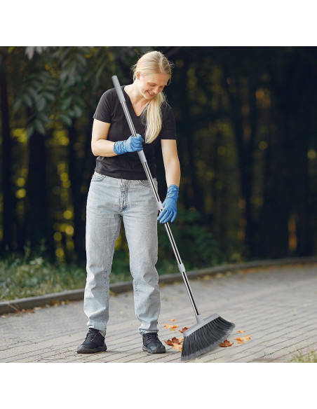 Escoba Ajustable QCFOLY 139.7 cm para Interiores y Exteriores