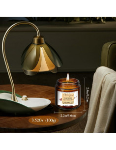 Vela Aromática de Soja 100% QWZify 3.6 oz Lavanda 2