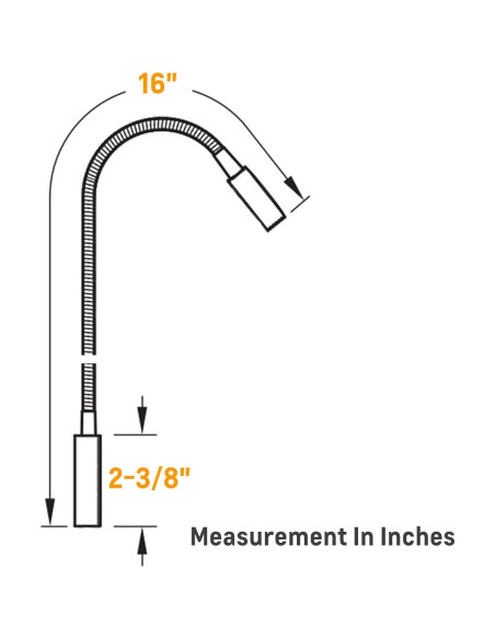 Lámpara de Lectura LED Acegoo 12V Flexible USB 2 Pcs