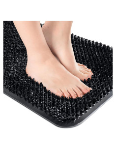 Mat de Baño Antideslizante OTHWAY 65x34 cm Negro PVC