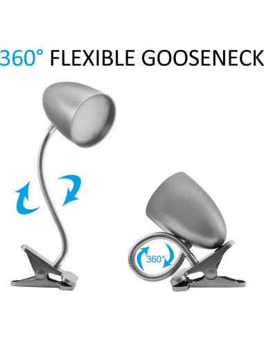 Lámpara de escritorio Energetic con abrazadera 3.5W 240LM