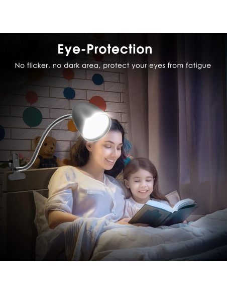 Lámpara de escritorio Energetic con abrazadera 3.5W 240LM