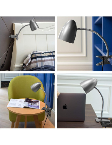 Lámpara de escritorio Energetic con abrazadera 3.5W 240LM