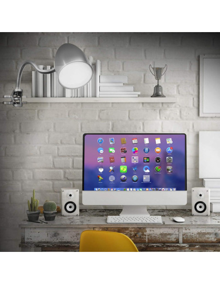 Lámpara de escritorio Energetic con abrazadera 3.5W 240LM