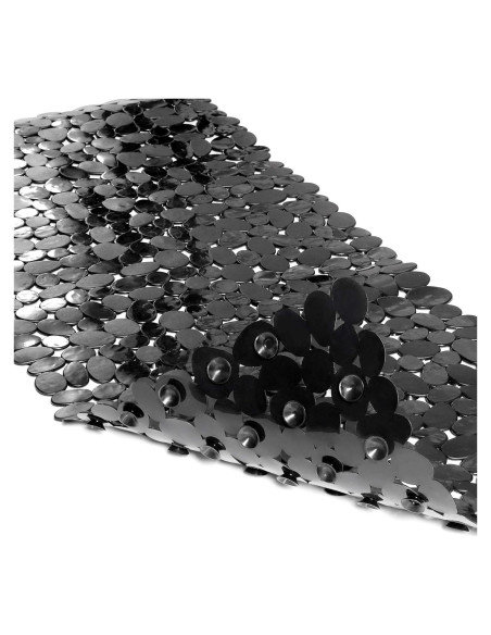 Alfombrilla de Baño Antideslizante TEESHLY 89x41cm Negro
