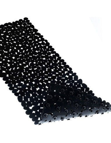 Alfombrilla de Baño Antideslizante TEESHLY 89x41cm Negro