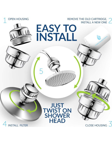 Cartucho de Reemplazo CraterAquaSystems SFR-15ST 15 Etapas