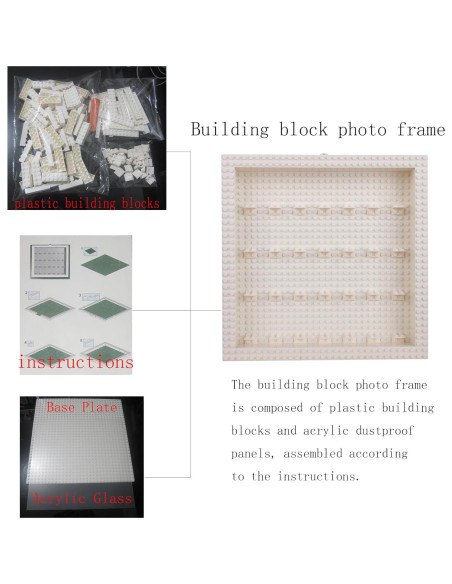 Marco de fotos de bloques de construcción TONG YUAN DA 25.5 cm