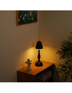 Lámpara de Mesa Recargable UMEXUS LED Táctil Regulable Negra 2