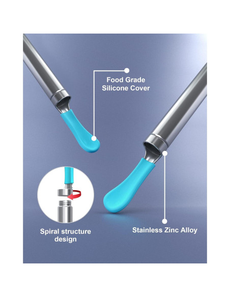 Juego de 8 Cucharas de Silicona para Oídos Bebird - Reemplazo