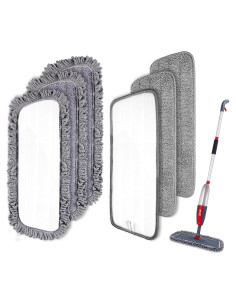 Cabezas de Reemplazo de Microfibra para Mopa Spray 6pcs BUUROOHM