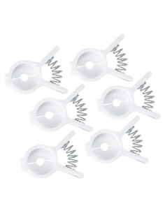 Set de 6 Clips de Pan y Bagel Chef Craft Select, Blanco