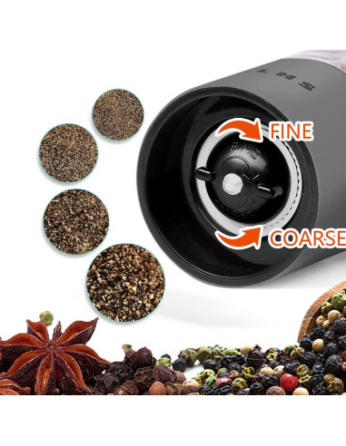 Juego de Molinillos de Sal y Pimienta LHS 11.7 cm Acero Inoxidable