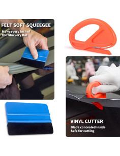 Kit de herramientas para envoltura de vinilo Gomake W04SE 2