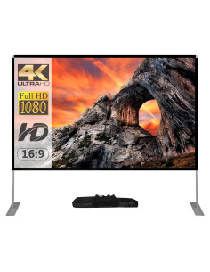 Pantalla de Proyector Exterior SKERELL 100" Plegable 4K HD