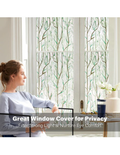 Película de Ventana Esmerilada Donox 44.5x198 cm Protección UV 2