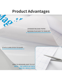 Película de Privacidad Esmerilada MAGIDEKOR 44.5 cm x 2 m 2