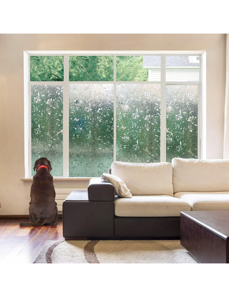Película de Ventana Floral Niviy 44.96 x 199.9 cm Anti-UV