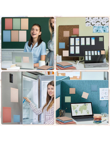 Paquete de 60 Notas Adhesivas Weekgrat 1800 Hojas Multicolor