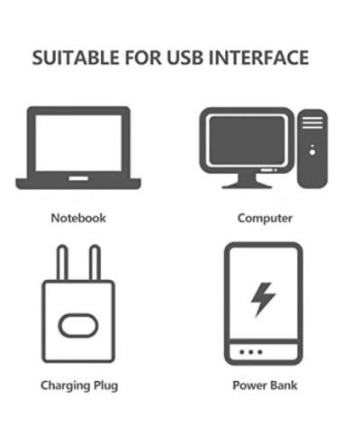 Lámpara LED USB Portátil Linwnil - Luz Cálida y Blanca 4 Piezas