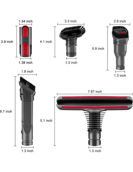 Kit de Herramientas de Repuesto Coodss para Aspiradoras Dyson V6 V7 V8 V10