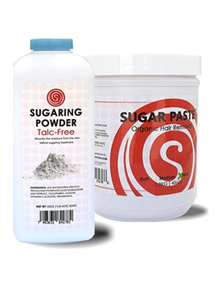 Pasta de Azúcar Dura Natural Sugaring NYC para Depilación