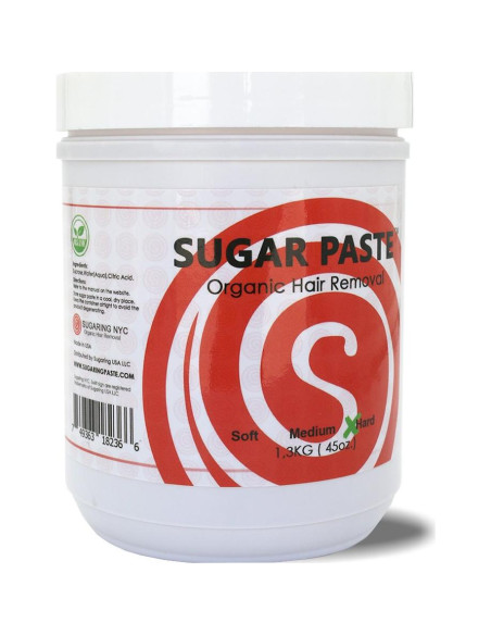 Pasta de Azúcar Dura Natural Sugaring NYC para Depilación