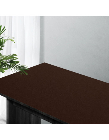 Parche de Reparación de Cuero Amiya 40x203 cm Marrón Oscuro