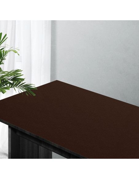 Parche de Reparación de Cuero Amiya 40x203 cm Marrón Oscuro