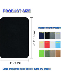 12 Parches Termoadhesivos Beige TXSN 7.5x10.5 cm Algodón 2