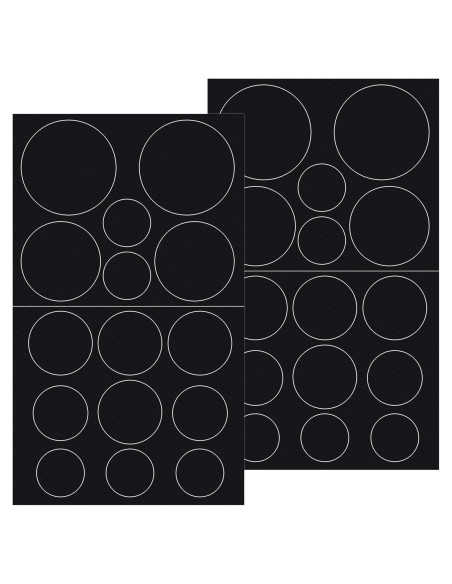 30 Parches de Reparación Autoadhesivos Pndeyo - Nylon Negro