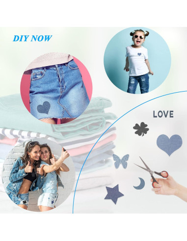 12 Parches Termoadhesivos Beige TXSN 7.5x10.5 cm Algodón