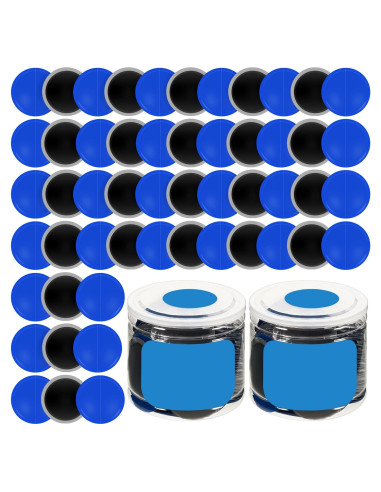 Kit de 100 Parches de Neumático Tallew 58 mm Reparación Fría