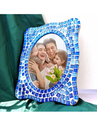 Azulejos de mosaico de vidrio BigOtters 140g para manualidades